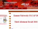 KAnnur Degree Third Allotment 2018