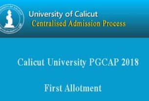 Calicut PG First Allotment