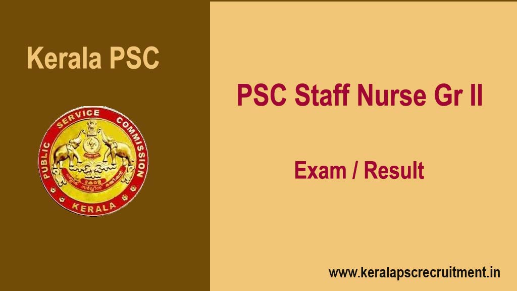 PSC Staff Nurse Ranklist / Shortlist