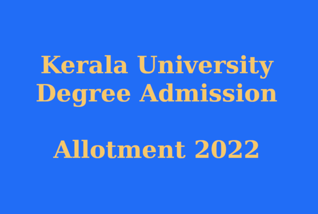 Kerala university allotment