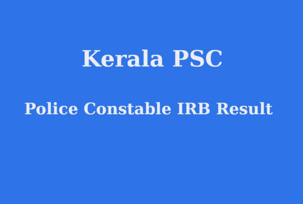 police constable result