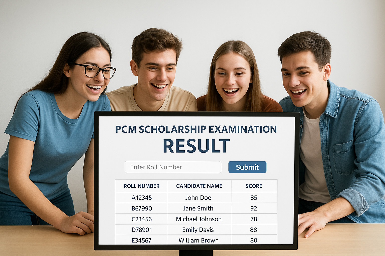 pcm exam result
